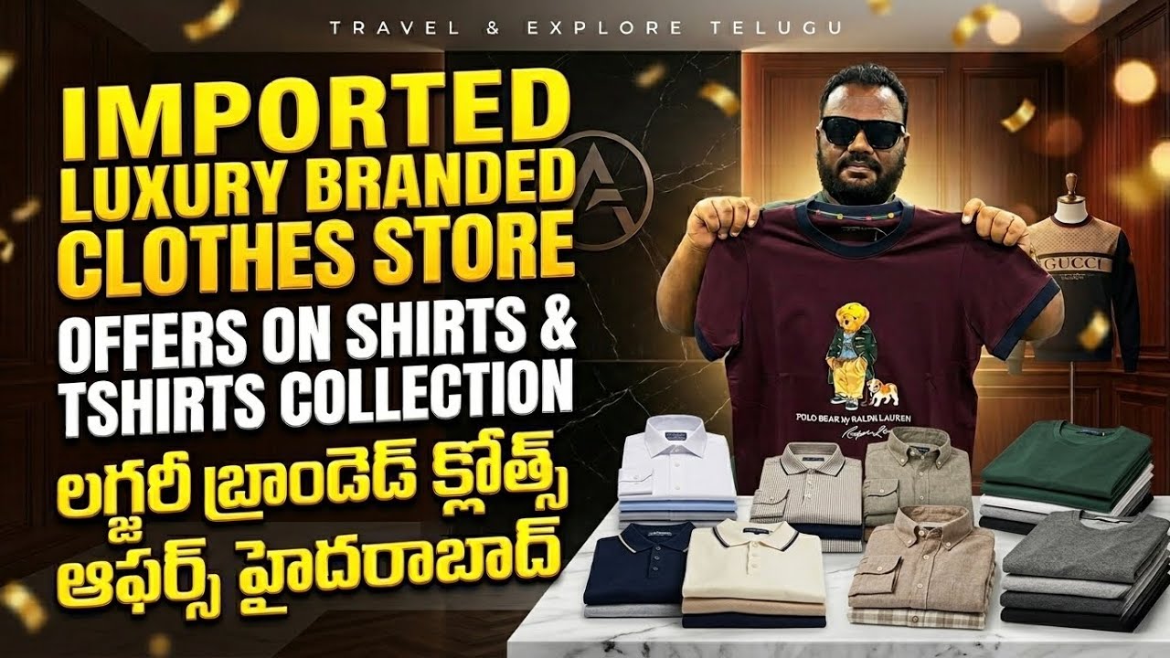 Imported Ultra Luxury Men's Clothing Store Hyderabad | High-End Collection | Luxury Shirts & Tshirts