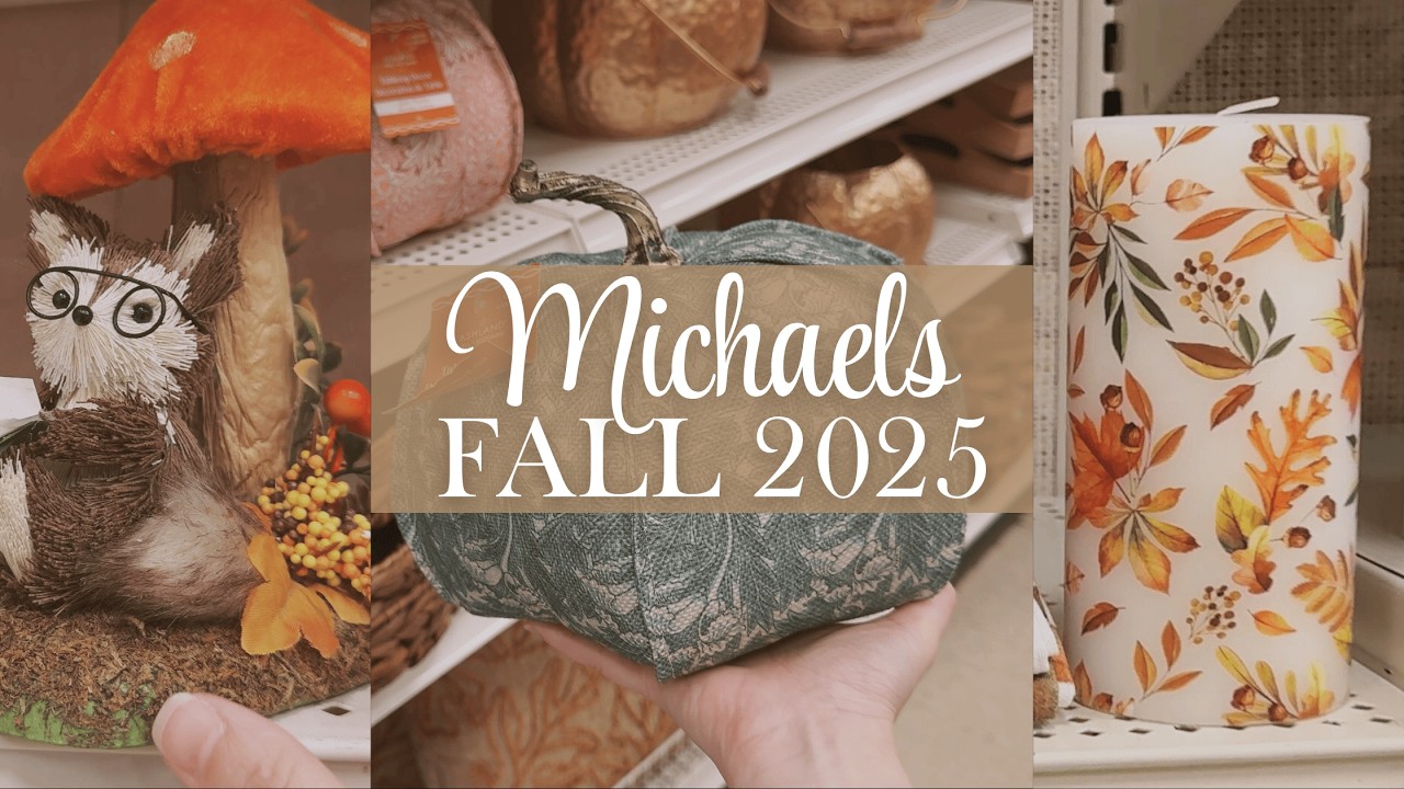 🍁 What's NEW at Michaels for 2025 Fall Home Decor? | Micro Fall Haul 🍁