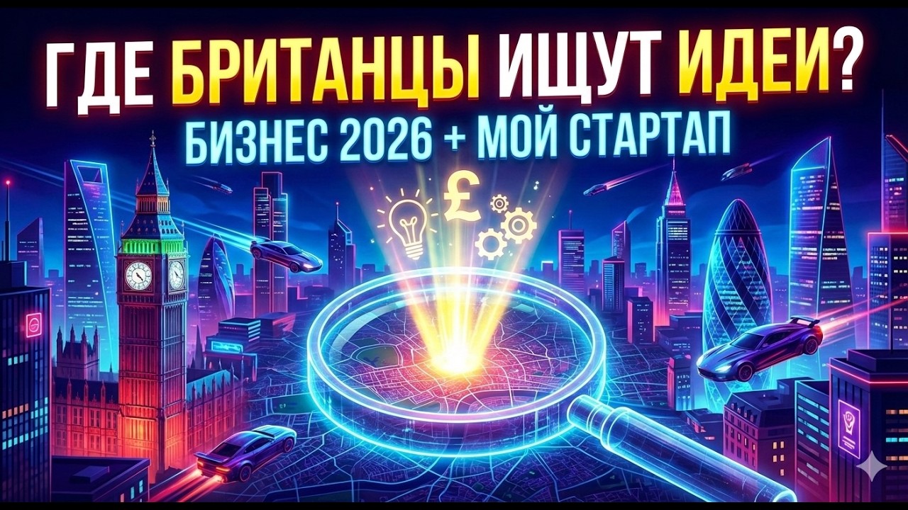 ГДЕ БРИТАНЦЫ ИЩУТ ИДЕИ ДЛЯ БИЗНЕСА 2026? ЧТО ДЕЛАЕТ МОЙ СТАРТАП | ЖИЗНЬ В ЛОНДОНЕ АНГЛИЯ