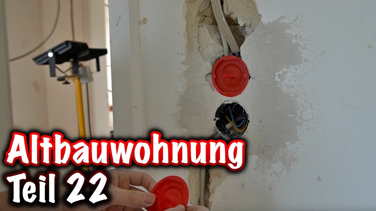 Leitungen einführen - Elektrik in Altbauwohnung erneuern! ElektroM