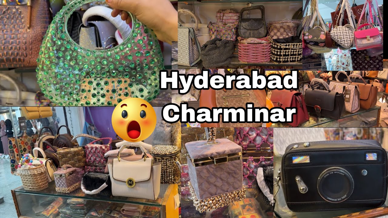 Dubai Hand Bags Collection In ❤️ Hyderabad Charminar smp tower shopping mall milre dreamee handbags