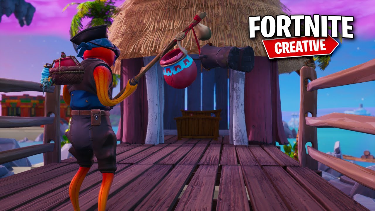 How to make Bedwars and Glass Spectator Area! - Fortnite Creative