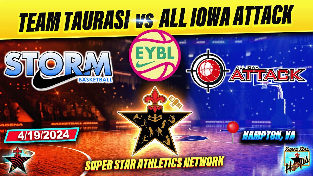 🏀 Team Taurasi vs All Iowa Attack 17U | Nike EYBL | 5🌟🏀 Showdown Last-Second Thriller! | 4/19/24