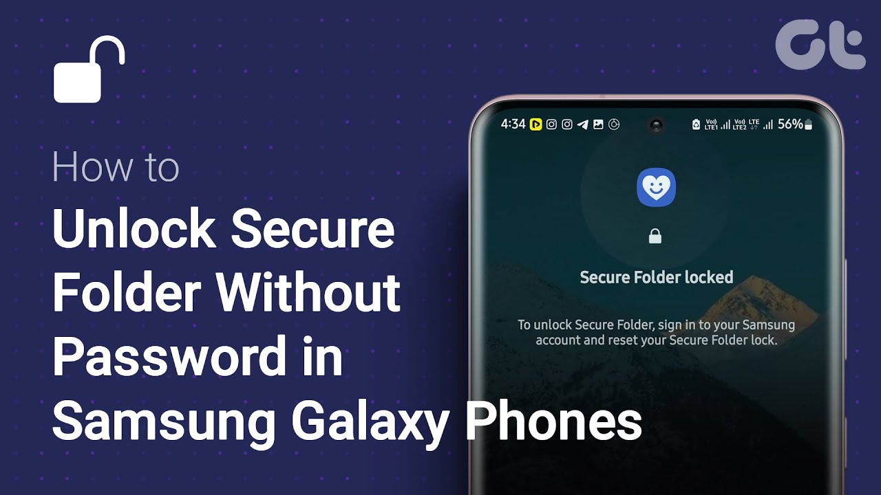 Как разблокировать защищенную папку без пароля на телефонах Samsung Galaxy | Guiding Tech