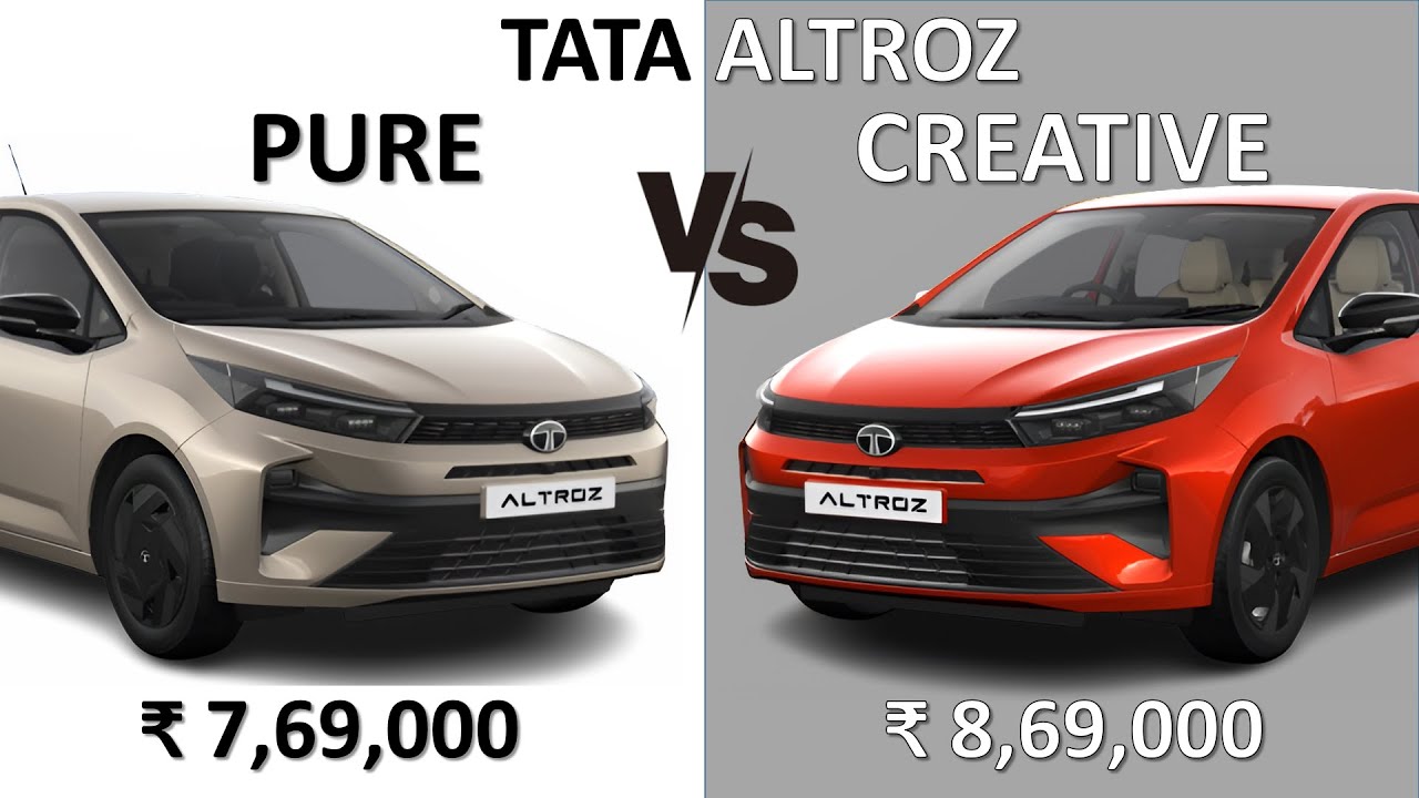 Altroz Pure vs Creative