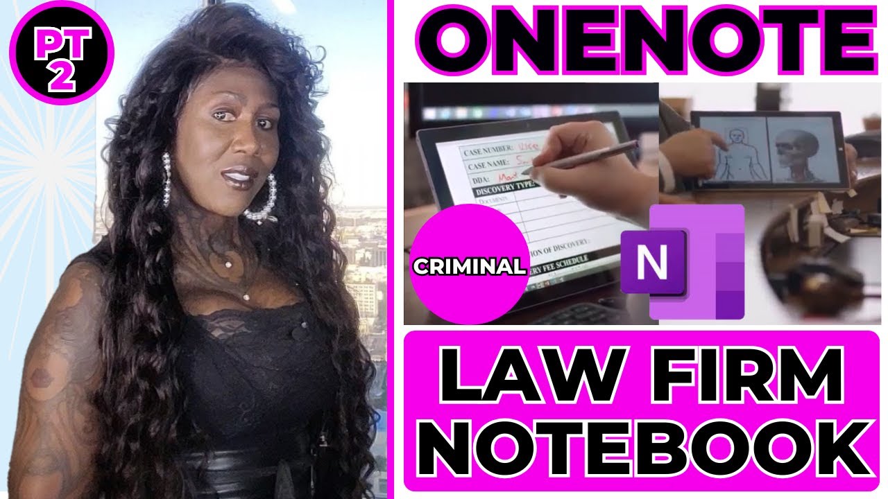 How to Make a OneNote (CRIMINAL) Law Firm Notebook (Part 2)