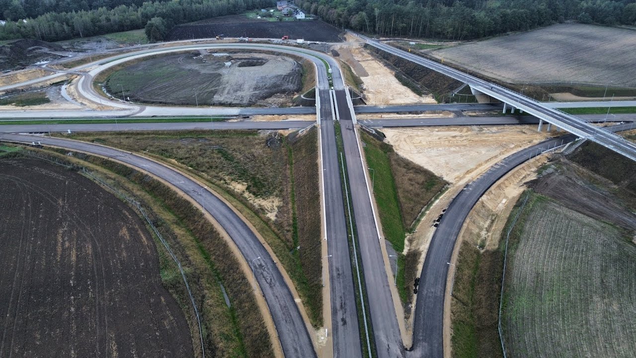 Budowa S1 Bieruń, Jedlina i Wola 06 październik 2024 | DJI Mini 3 | 4K