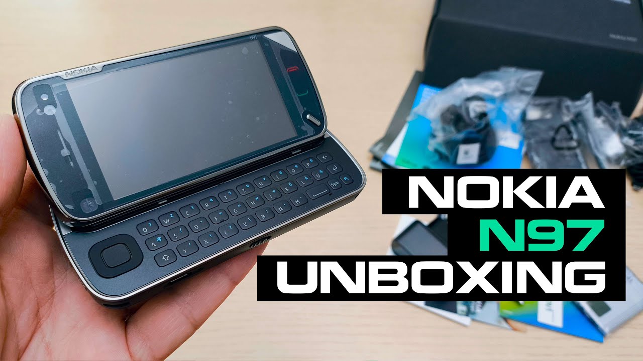 Nokia N97 Unboxing 4K (RM-505) - Review - Full Pack with all accessories