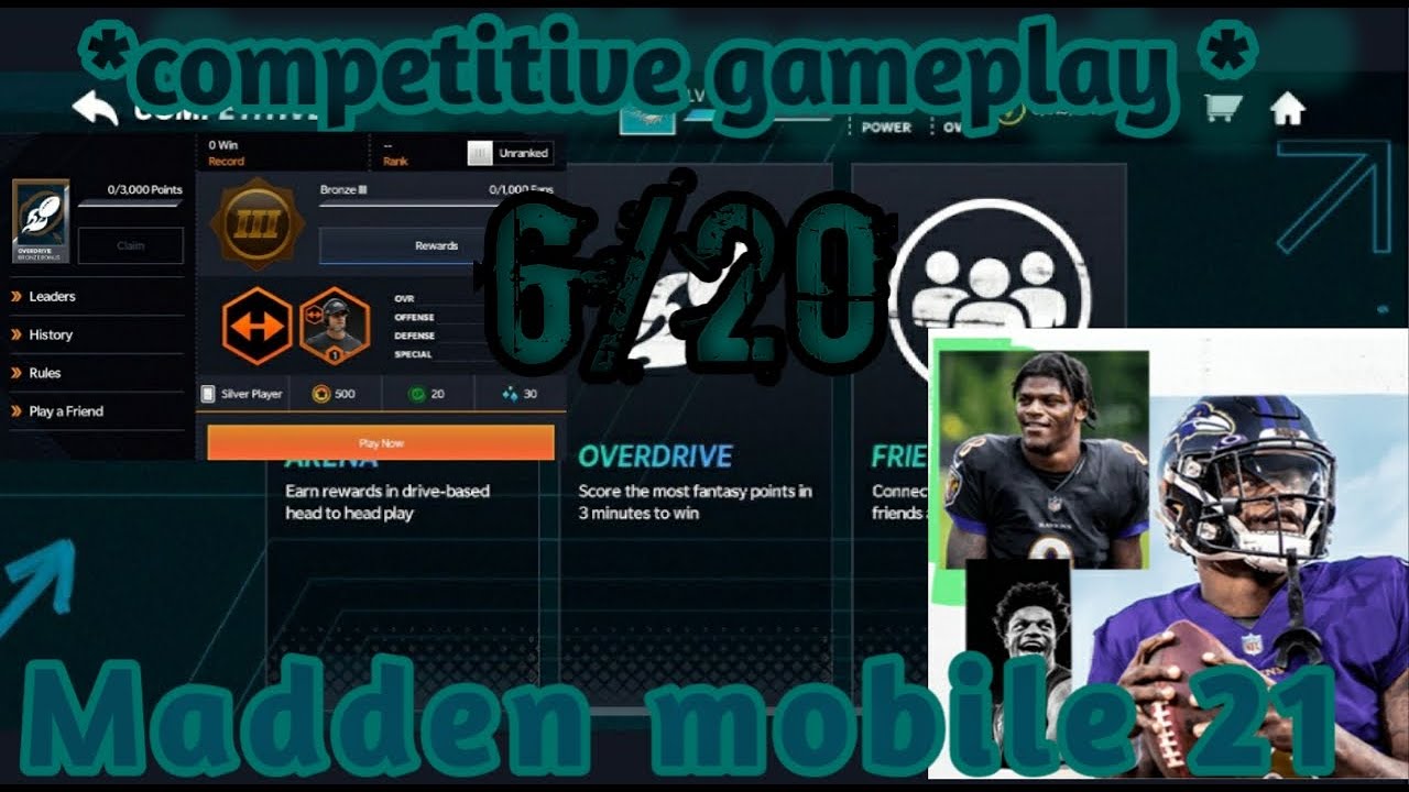 Madden mobile 21 [competitive gameplay]