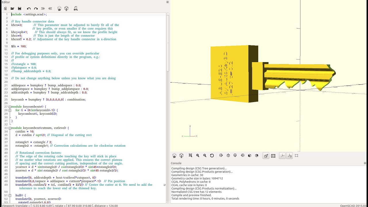 3D Printed Key Presentation and Demo on LockCon 2014