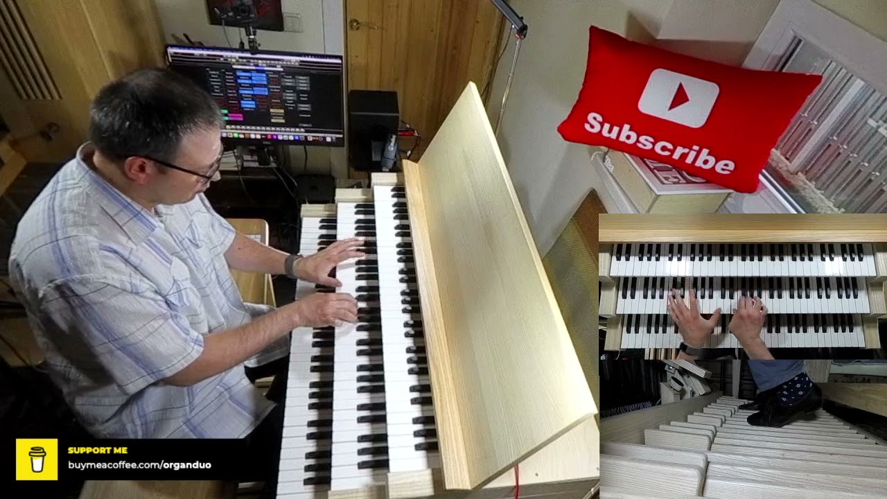 Lithuanian National Anthem | Plein Jeu en taille Style Organ Improvisation | Hauptwerk Nancy