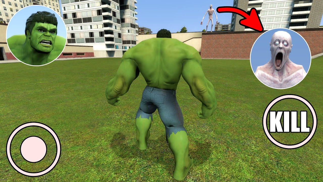 I BECAME a HULK vs SCP-096 in Garry's Mod!