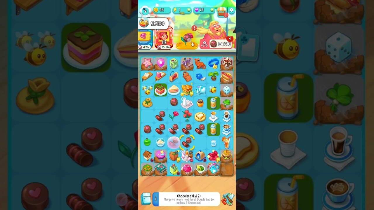 Love & Pies 🥧 😋  Gameplay Level 9-10 Merge Kitchen