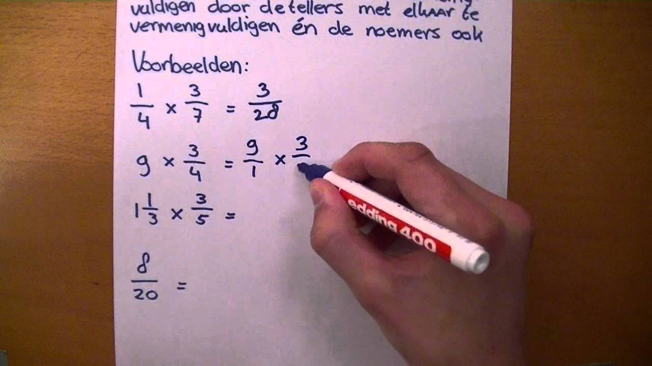 StudySkills.nl - Breuken vermenigvuldigen en vereenvoudigen  (door: StudyVideos)