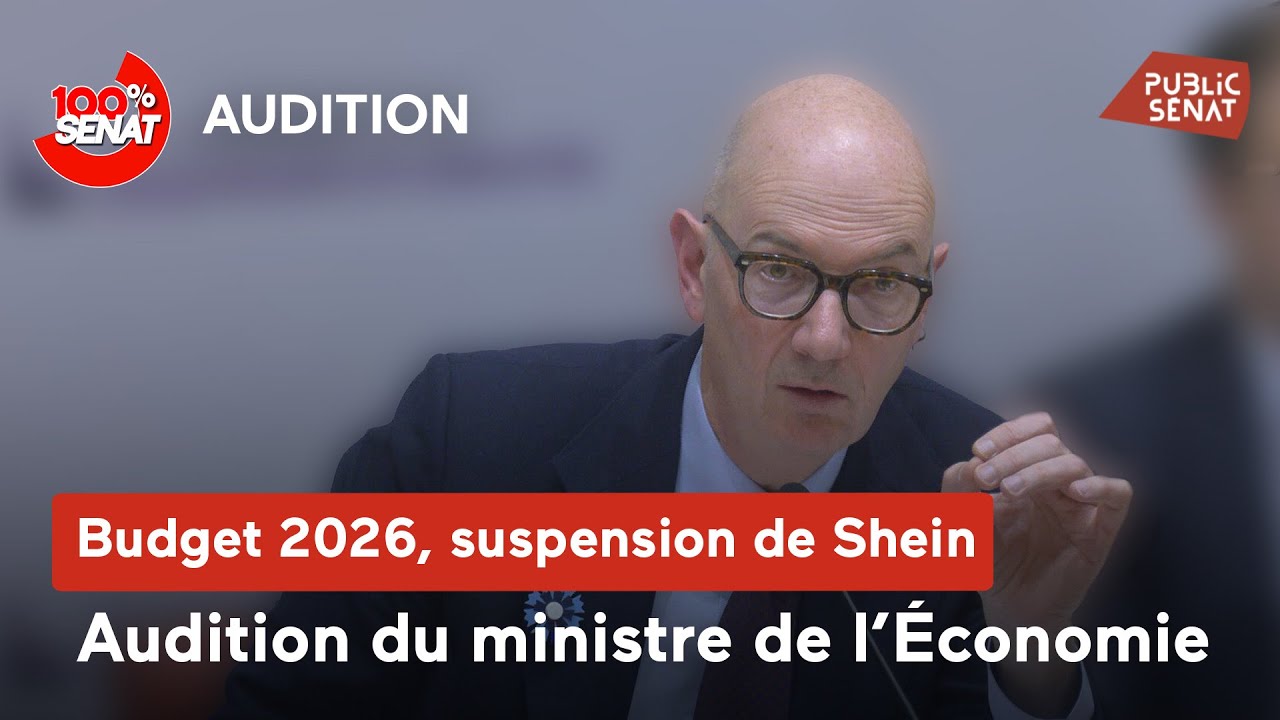 Budget 2026, suspension de Shein : audition de Roland Lescure
