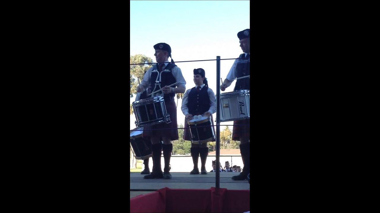 Glasgow Police & Triumph Street-Alex Duthart Drum Salute