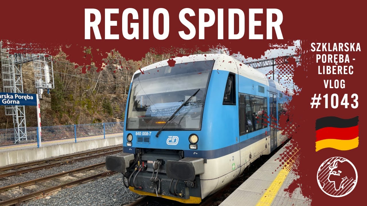 Im RegioSpider nach Liberec | TripReport | Vlog 1043