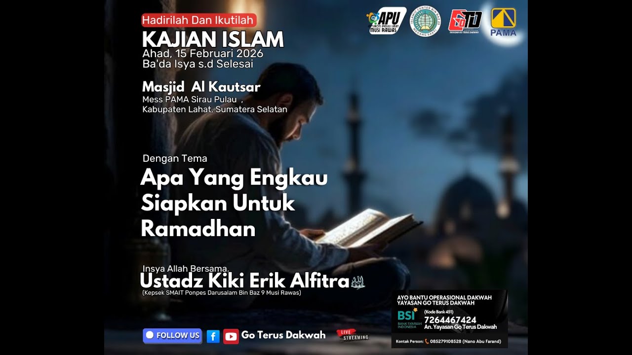 Apa Yang Kau Siapkan Untuk Ramadhan