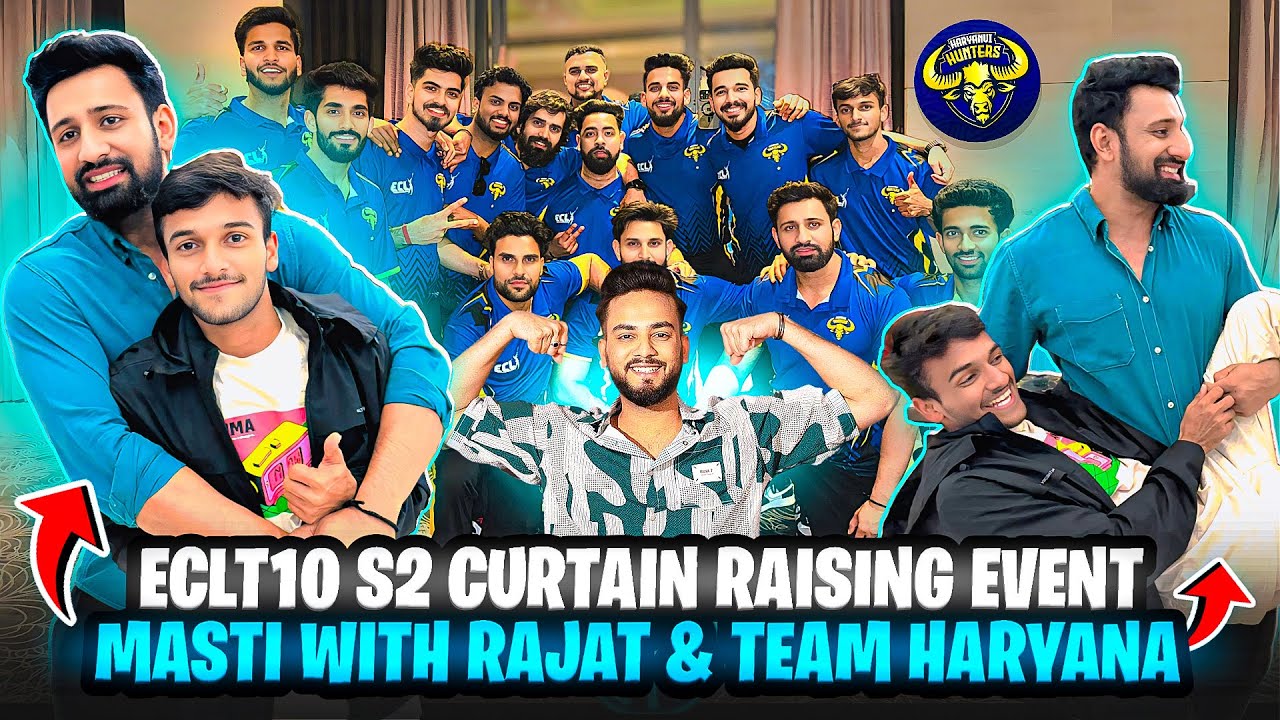 Meeting Elvish Yadav & Rajat Dalal 😱  ECL SEASON - 2 Event Vlog With Team Haryanvi Hunters
