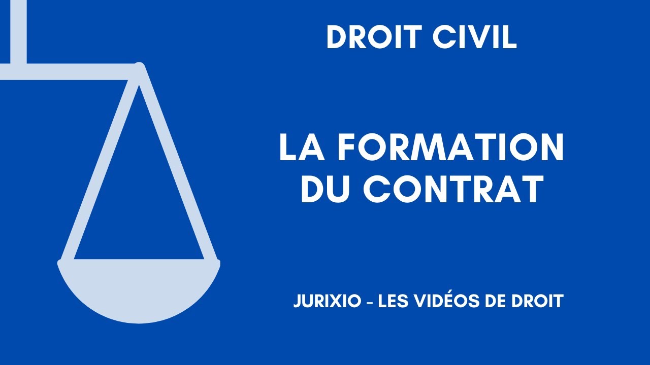 La formation du contrat