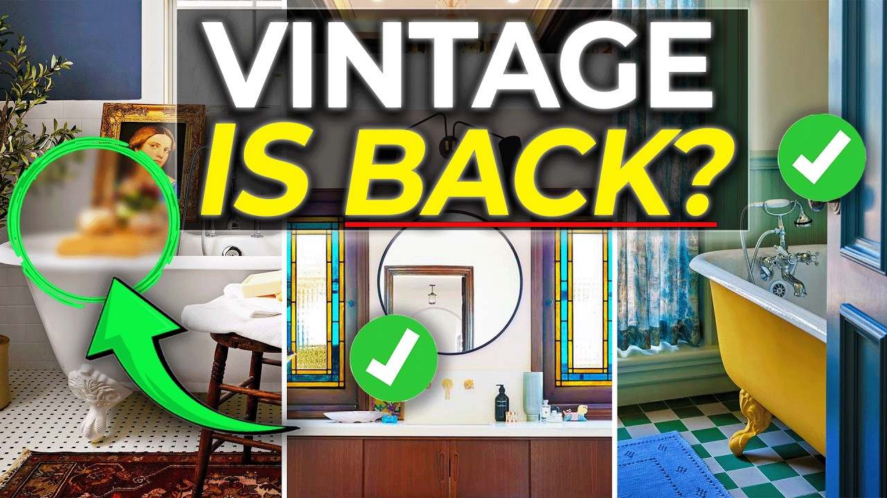 5 VINTAGE Bathroom Designs That Are BACK In 2026
