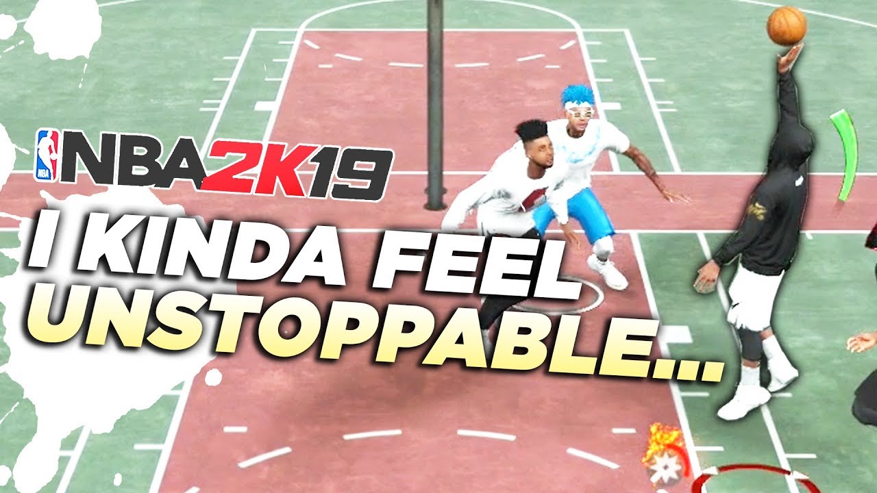 so i kinda feel unstoppable with my pure shot creator in nba2k19...