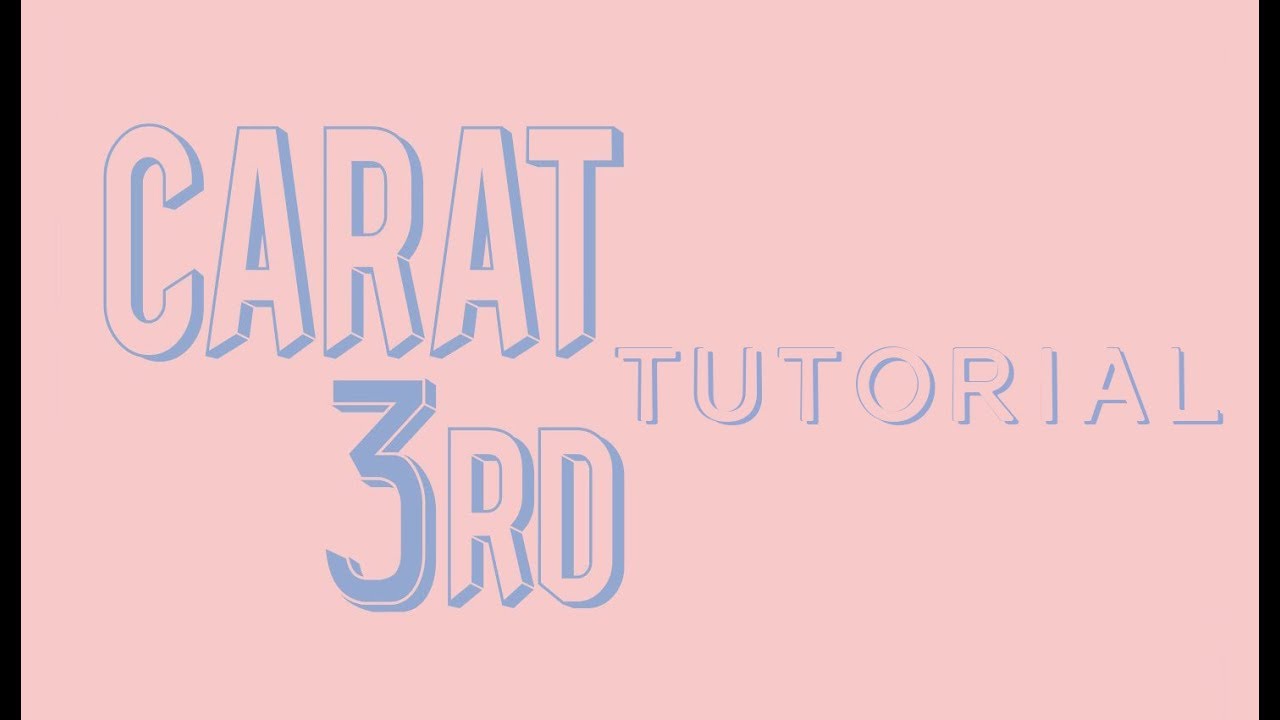 CARAT 3RD GEN SIGN UP TUTORIAL 💎