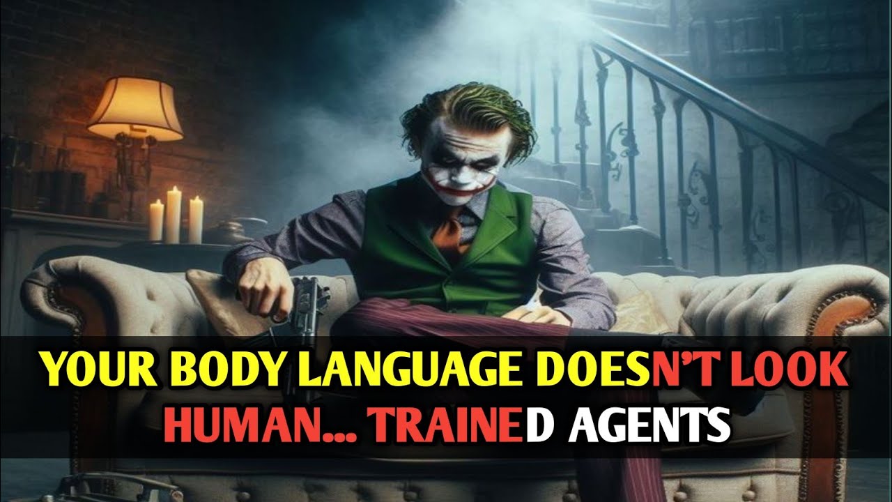YOUR BODY LANGUAGE DOESN'T LOOK HUMAN... TRAINED AGENTS| joker motivation video 