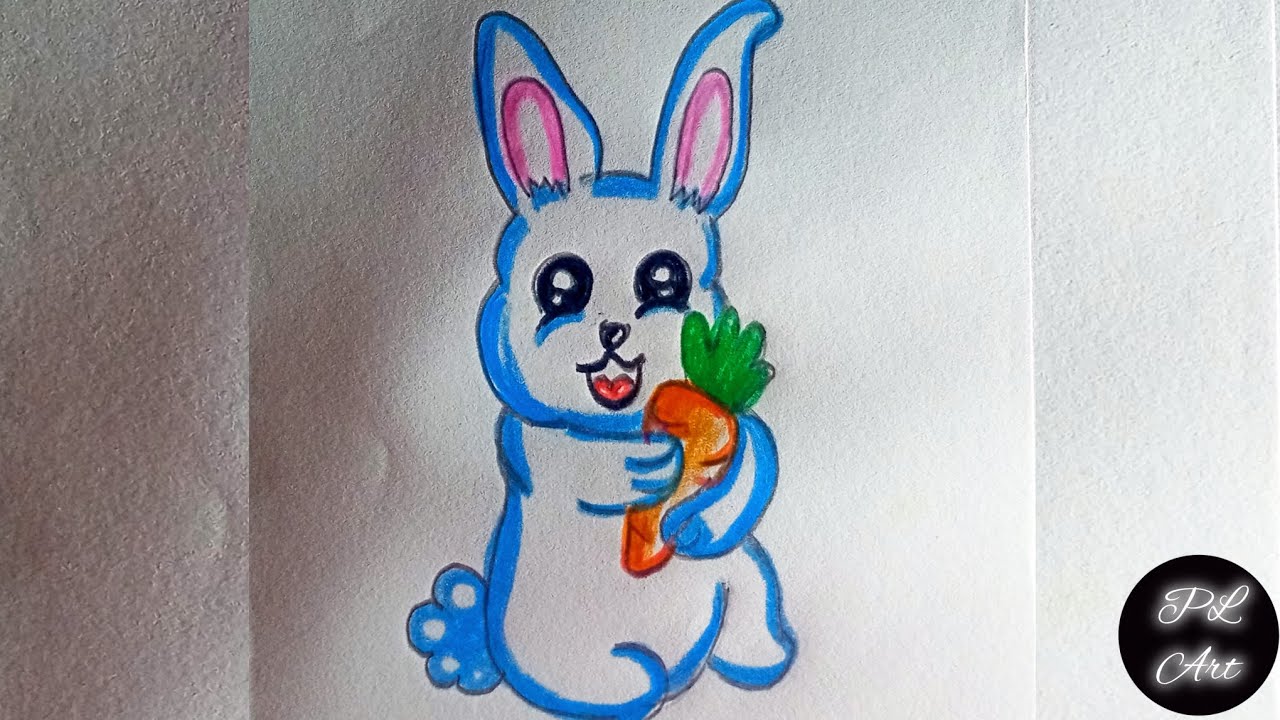 Draw and Color Rabbit 