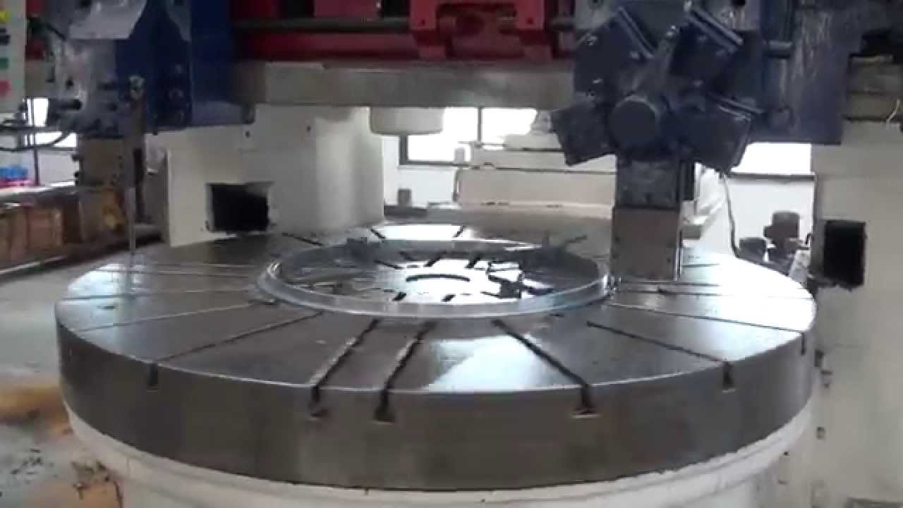 Slew ring bearing turning