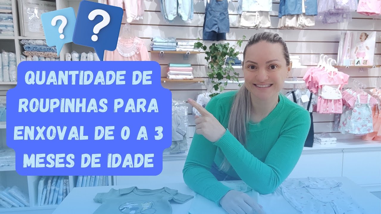 QUANTIDADE DE ROUPAS PARA ENXOVAL DE 0 a 3 MESES  |Sabrina Flores| Como montar o enxoval inteligente