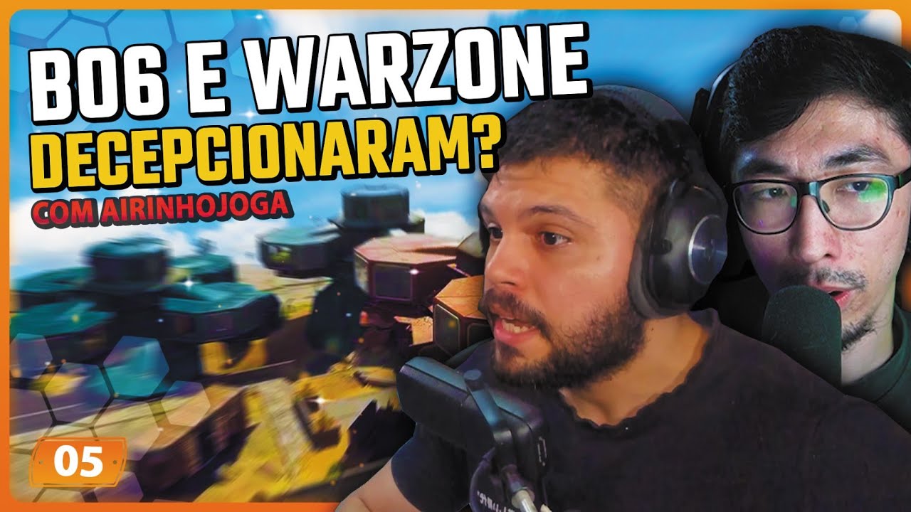 BLACK OPS 6 e o CAOS do WARZONE ft. @airinhojoga | Dropchat #05
