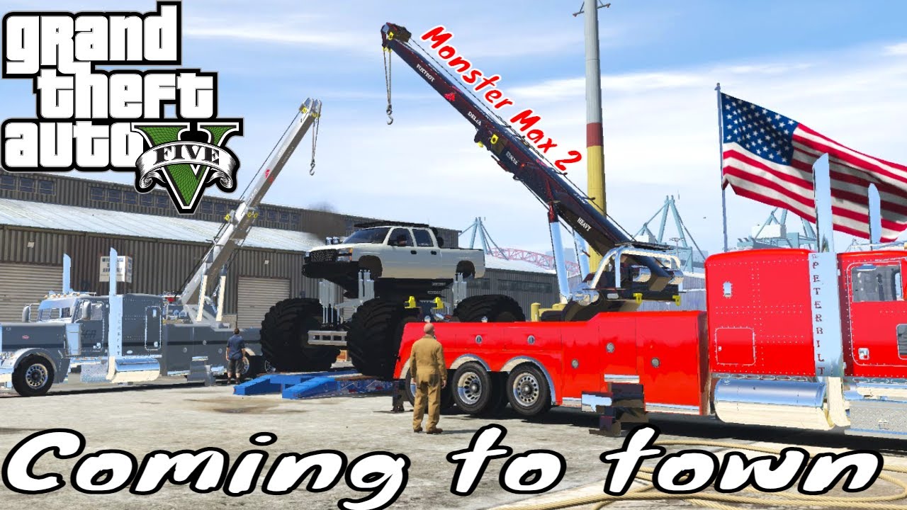 GTA V Real Life Mod #60 | Transpoting Monster Max 2. | To Sandy Shores | TGR Recovery