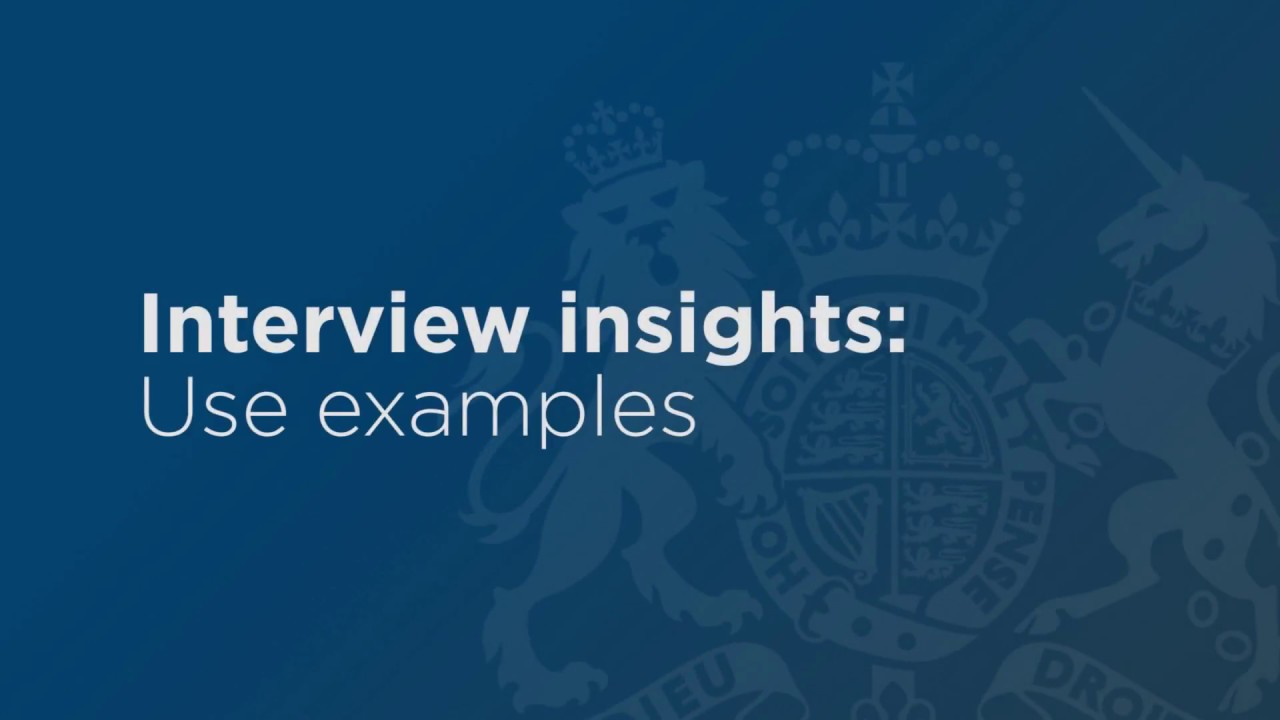 Interview Insights: Use examples