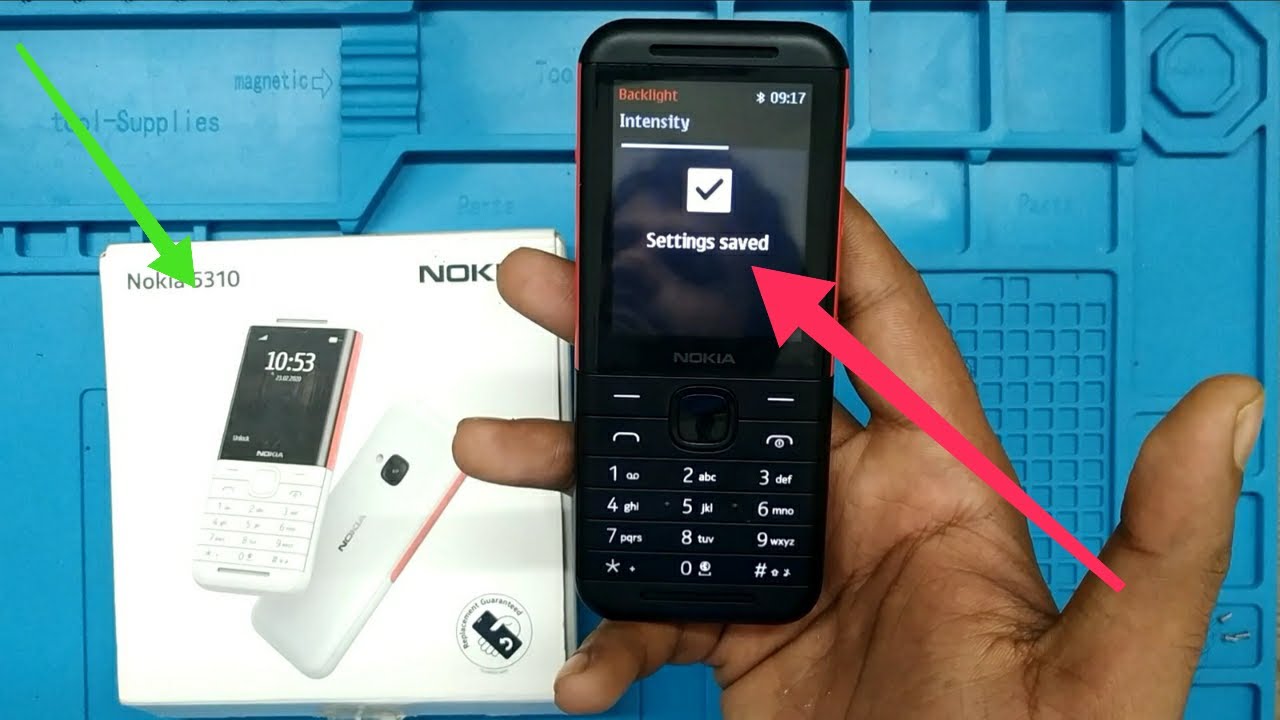 How to set brightness in NOKIA 5310 xpressmusic| Brightness-Contrast. Adjust Nokia 5310 XpressMusic