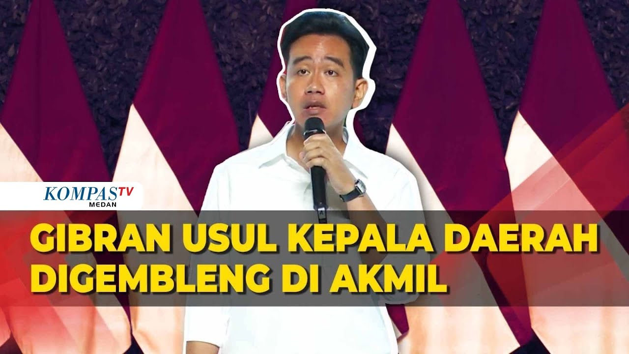 Wapres Gibran Usul Kepala Daerah Juga Digembleng di Akmil Magelang