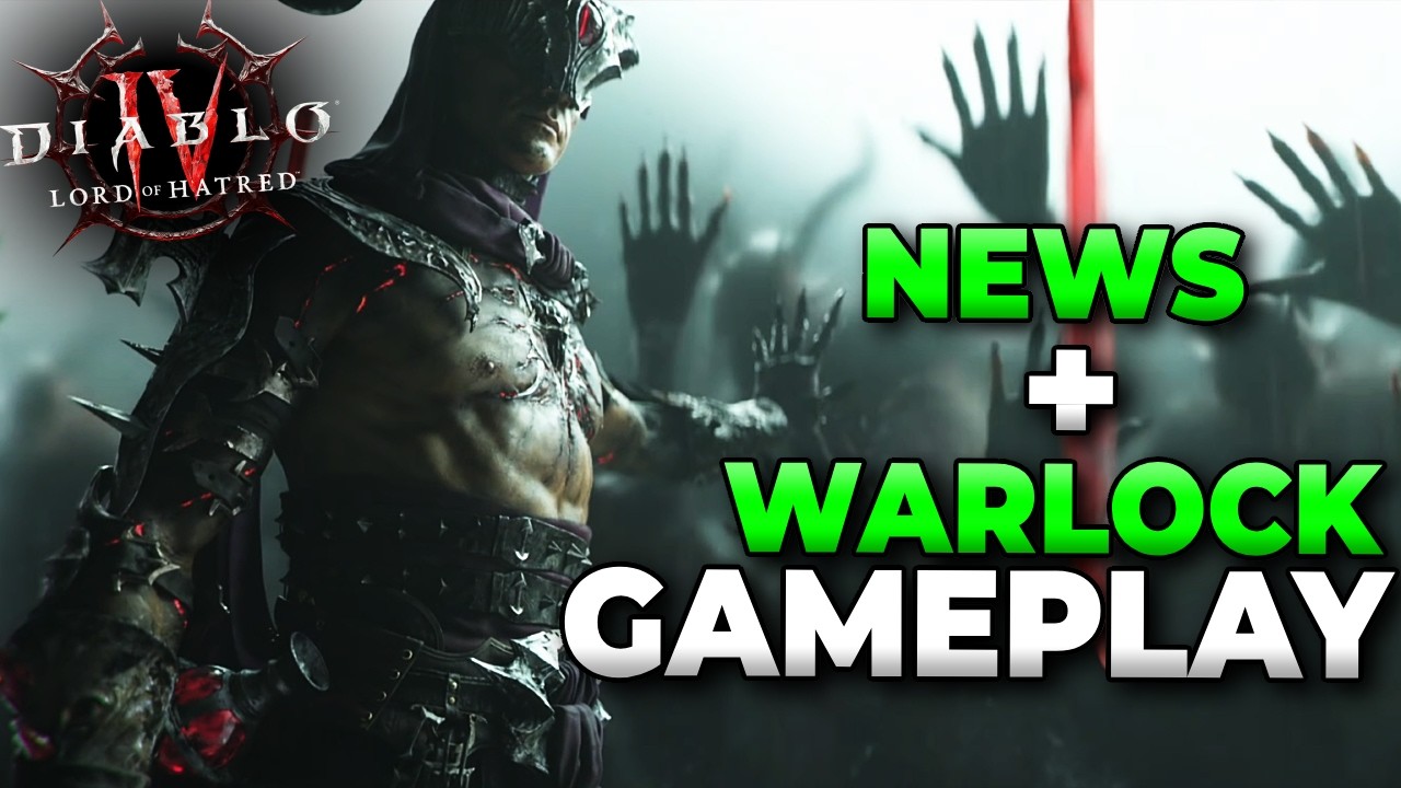 Diablo 4: WARLOCK Class Gameplay Leak! 👹& Major End-Game Changes!