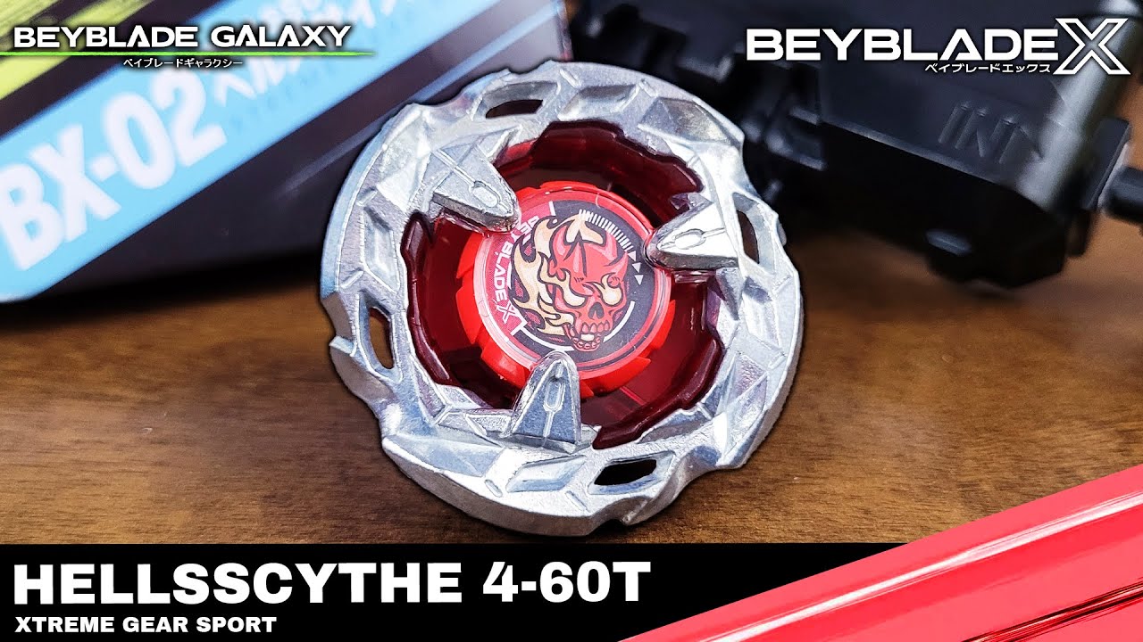 Análise BX-02 HELLS SCYTHE 4-60T - Beyblade X ベイブレードX