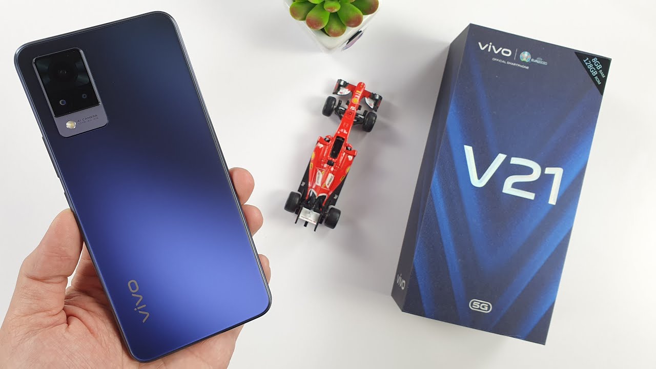 Vivo V21 5G Unboxing | Hands-On, Design, Unbox, AnTuTu Benchmark, Set Up new, Camera Test