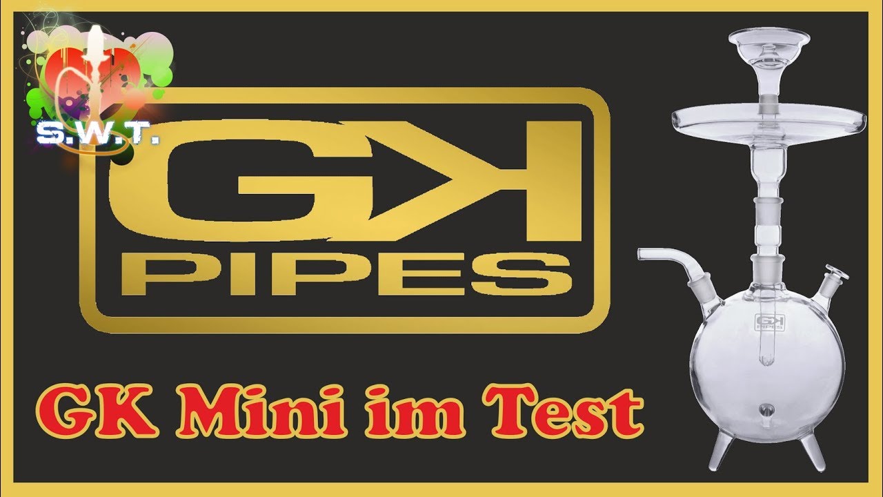 GK Pipes Mini Shisha im Test - Tischpfeife Deluxe