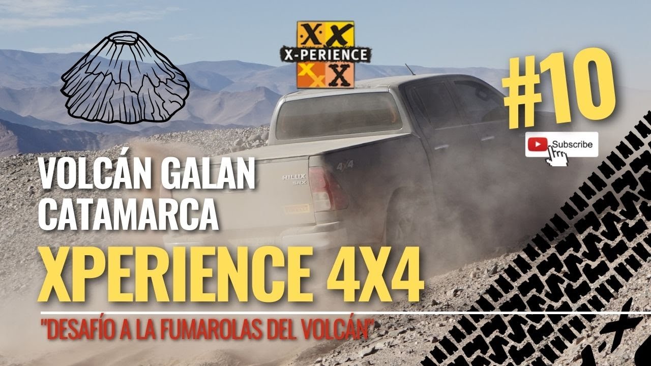 VOLCÁN GALAN 4X4 A LAS FUMAROLAS DEL CRATER -ANTOFAGASTA DE LA SIERRA-CATAMARCA-PUNA ARGENTINA  2022
