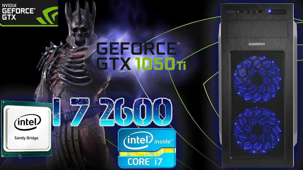 Недорогой игровой ПК intel core i7 2600  + GTX 1050TI (GAMES FPS TEST) ZEVS PC9600U