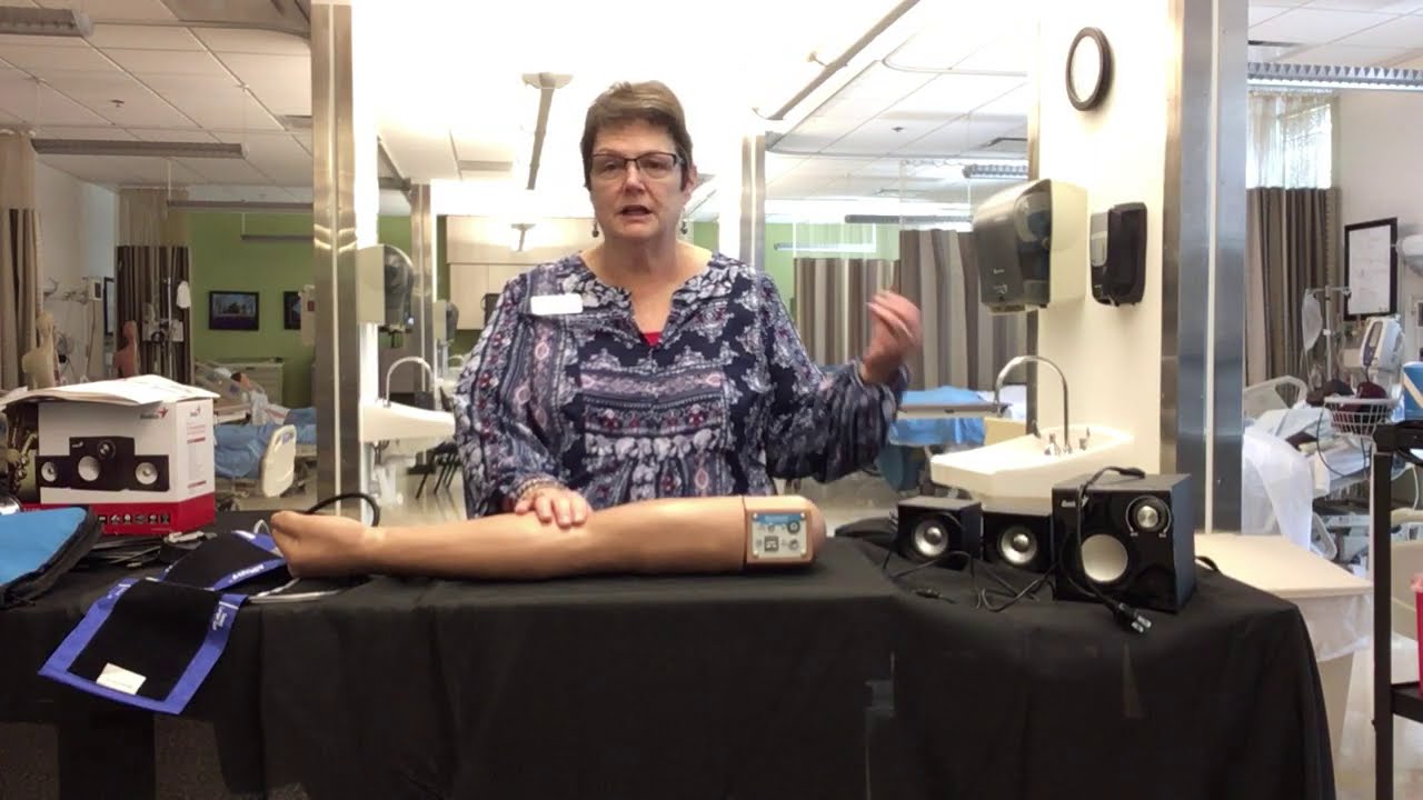 WGTC training video for Gaumard BP Arm