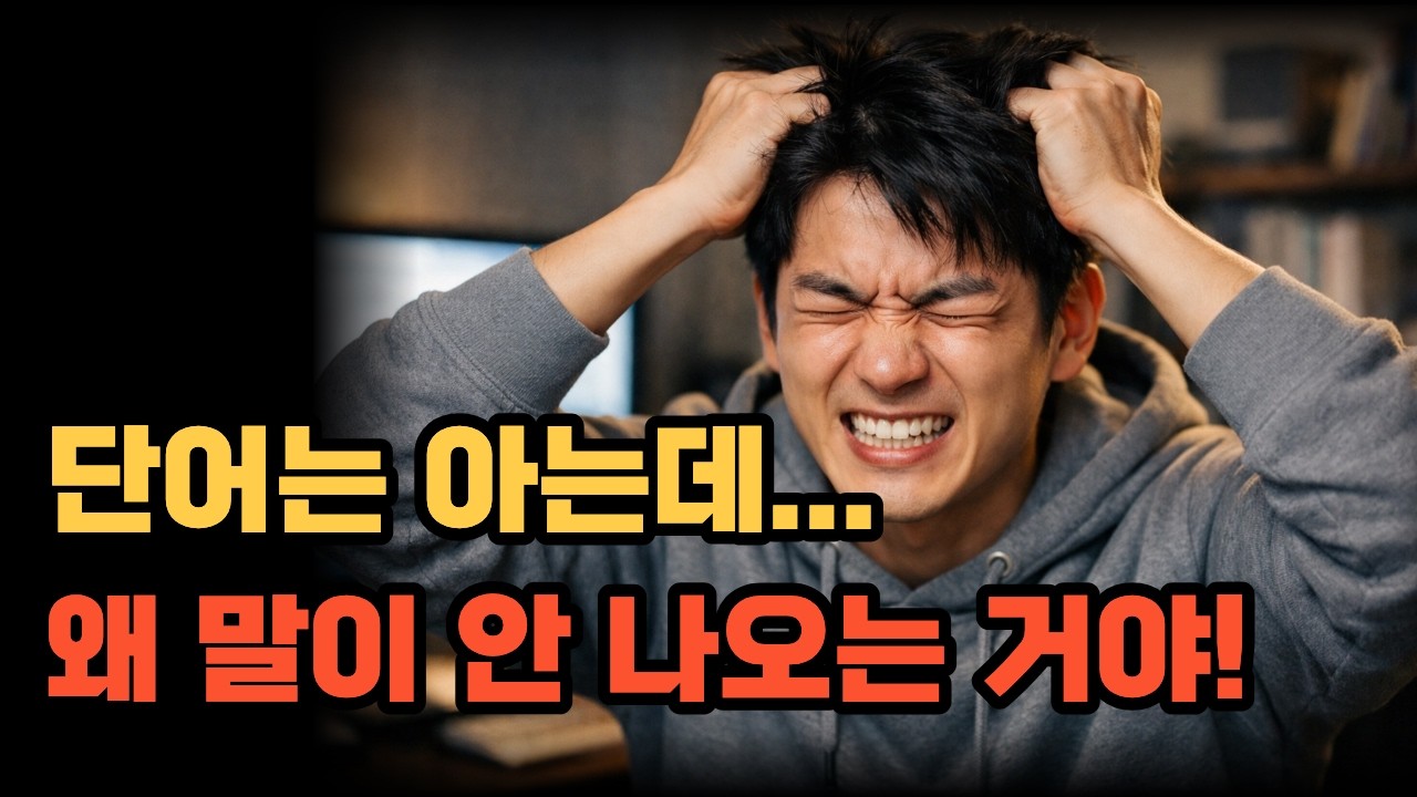 단어는 아는데 왜 말이 안 나올까? 일본어 말문 막히는 진짜 이유 | 독학으로 말문이 트이는 말하기 공부법 | 노션 템플릿