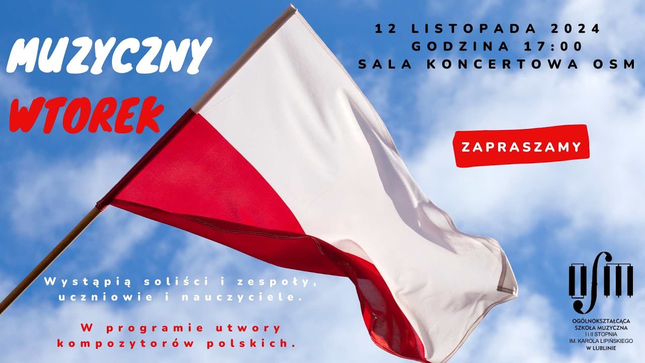 Patriotyczny Muzyczny Wtorek OSM / 12.11.2024
