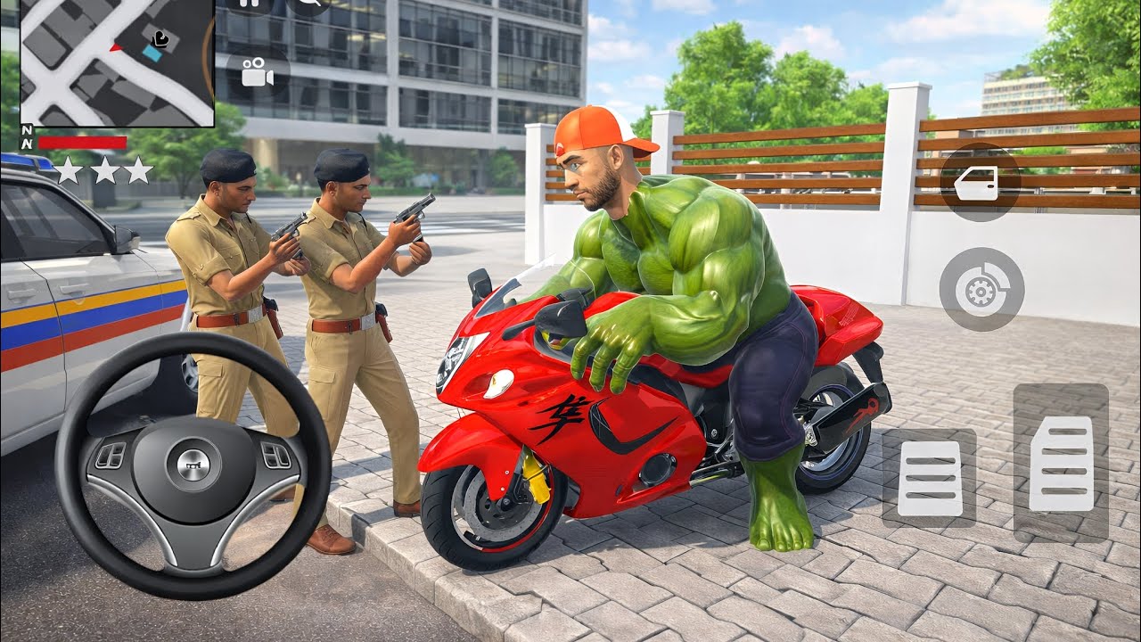 Hulk Franklin Escapes Indian Police on Superbike 😱 | Indian Theft Auto Mega Action Gameplay