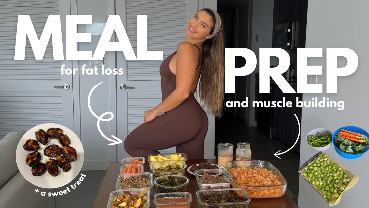 MEAL PREP for MUSCLE GAINS and WEIGHT LOSS in 2024