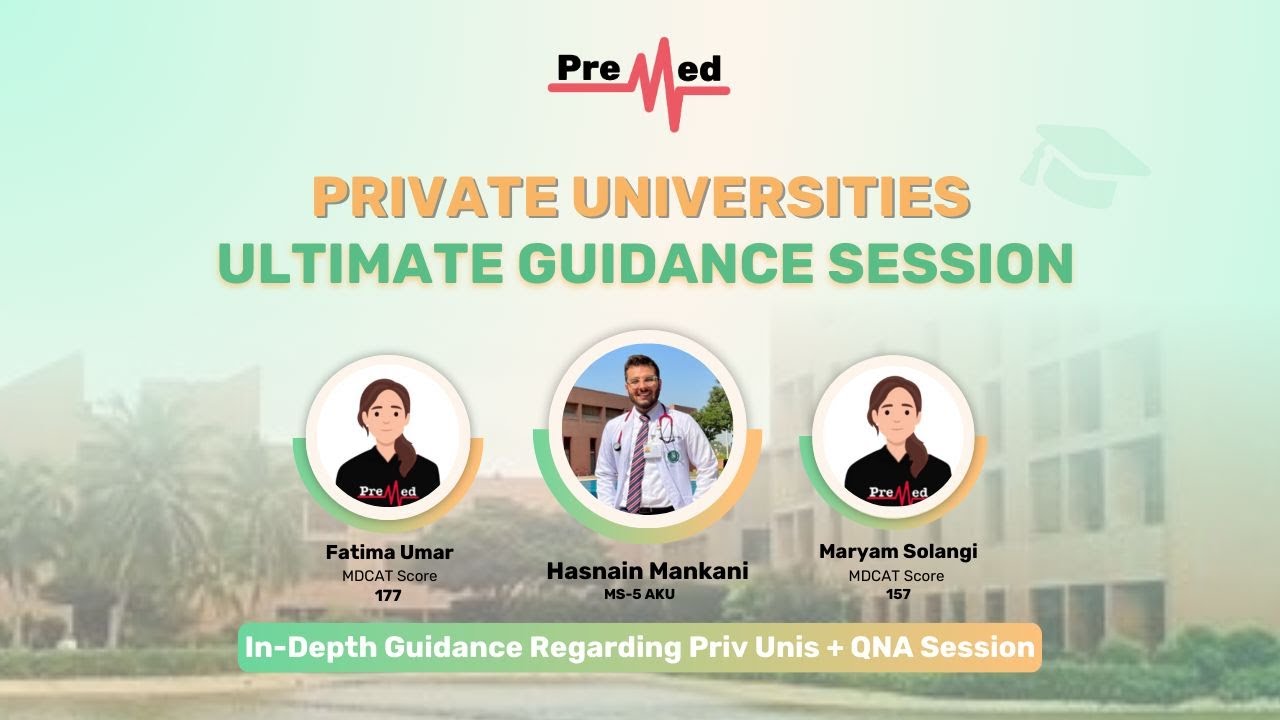 PRIVATE UNIVERSITIES ULTIMATE GUIDE SESSION | In-Depth Guidance & Q&A