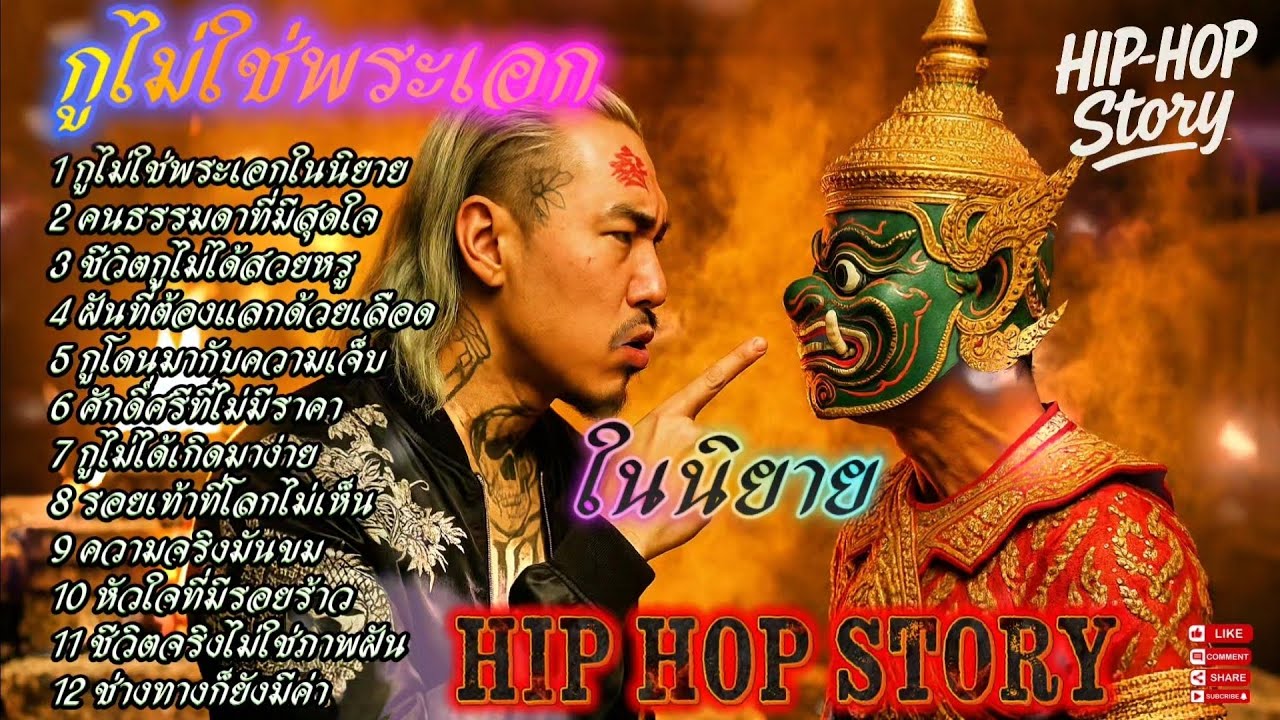 กูไม่ใช่พระเอก - ในนิยาย🫵✋️👉🔥รวมเพลงแร็พฮิปฮอป🔥 #SadRap #HipHopอกหัก #Rapซึ้งกินใจ #rap #hiphop