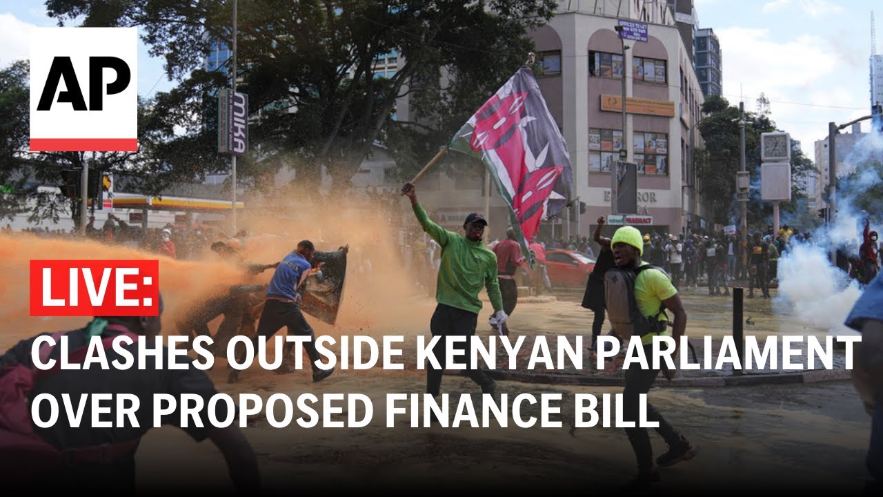 LIVE: Clashes erupt outside Kenyan Parliament over proposed finance bill
